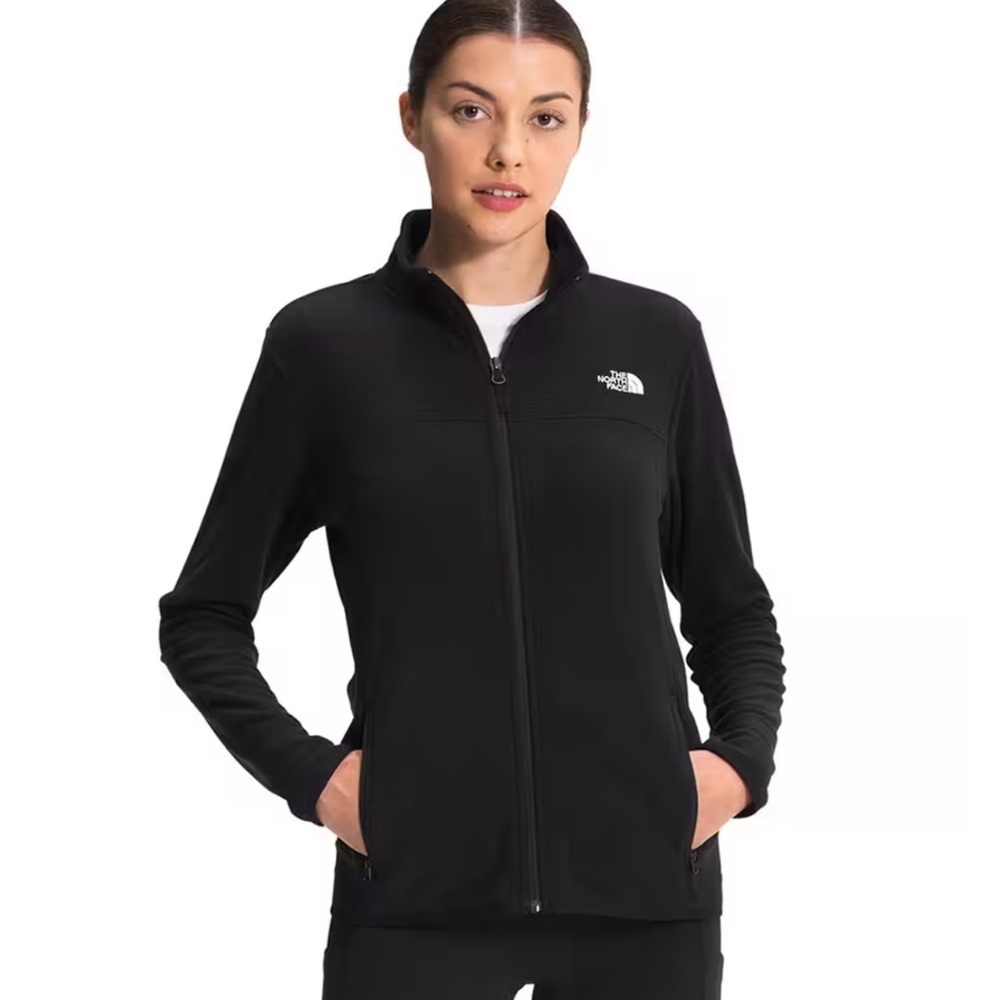 The North Face Full Zip Jacket Womens SP Black Good TKA Stretch NF0A3C5H